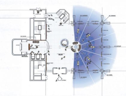 Plan espace marque Pernod