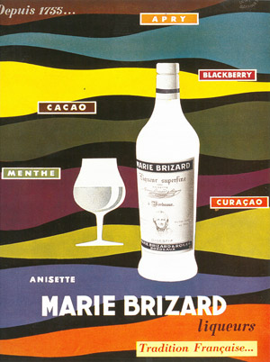 Affiche Marie Brizard 1949