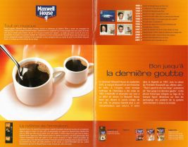 Pages brochure Kraft Foods, Plaisir chocolat, Esprit café