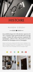 Panneaux parcours-espaces de la Cité du Champagne Collet-Cogevi
